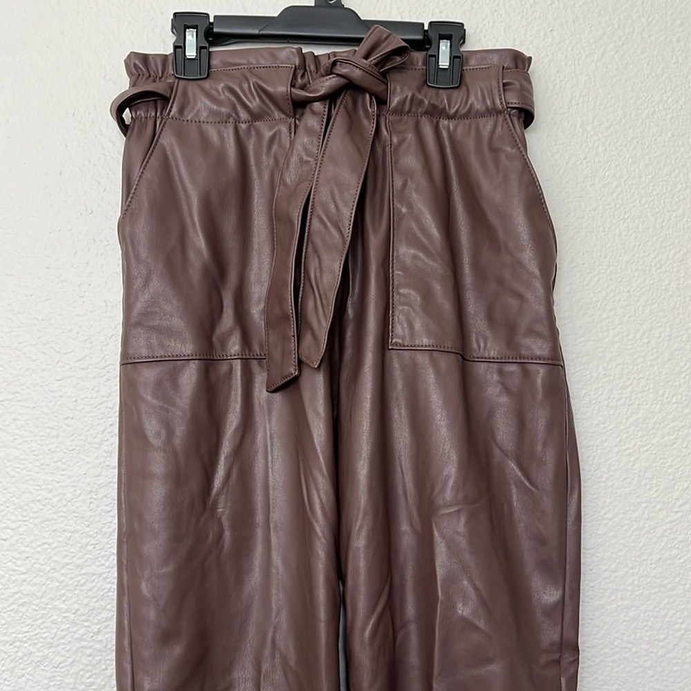 Belted Faux Leather. - Picture 3 of 5